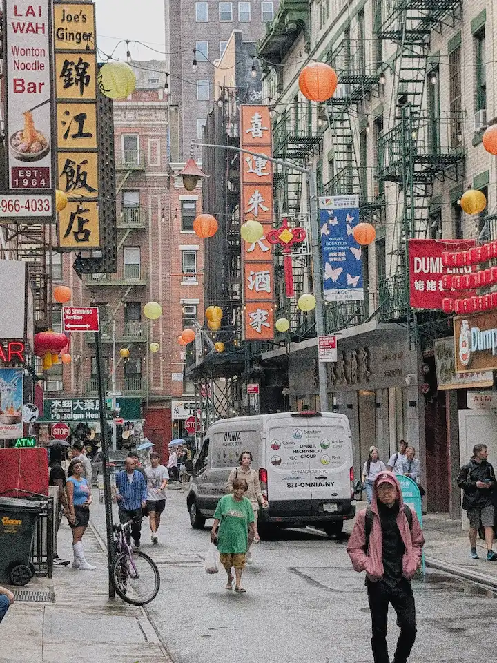 A street in chinatown