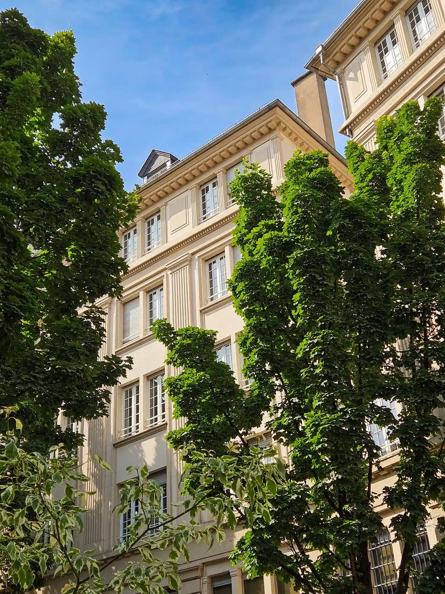 A French building at the place de la vignette